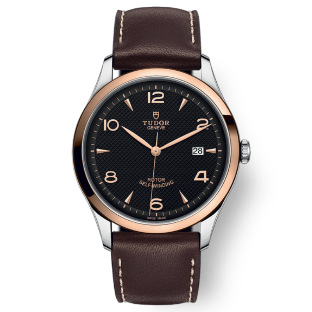 Tudor 1926 41 mm Black Dial Stainless Steel Leather Strap M91651-0007