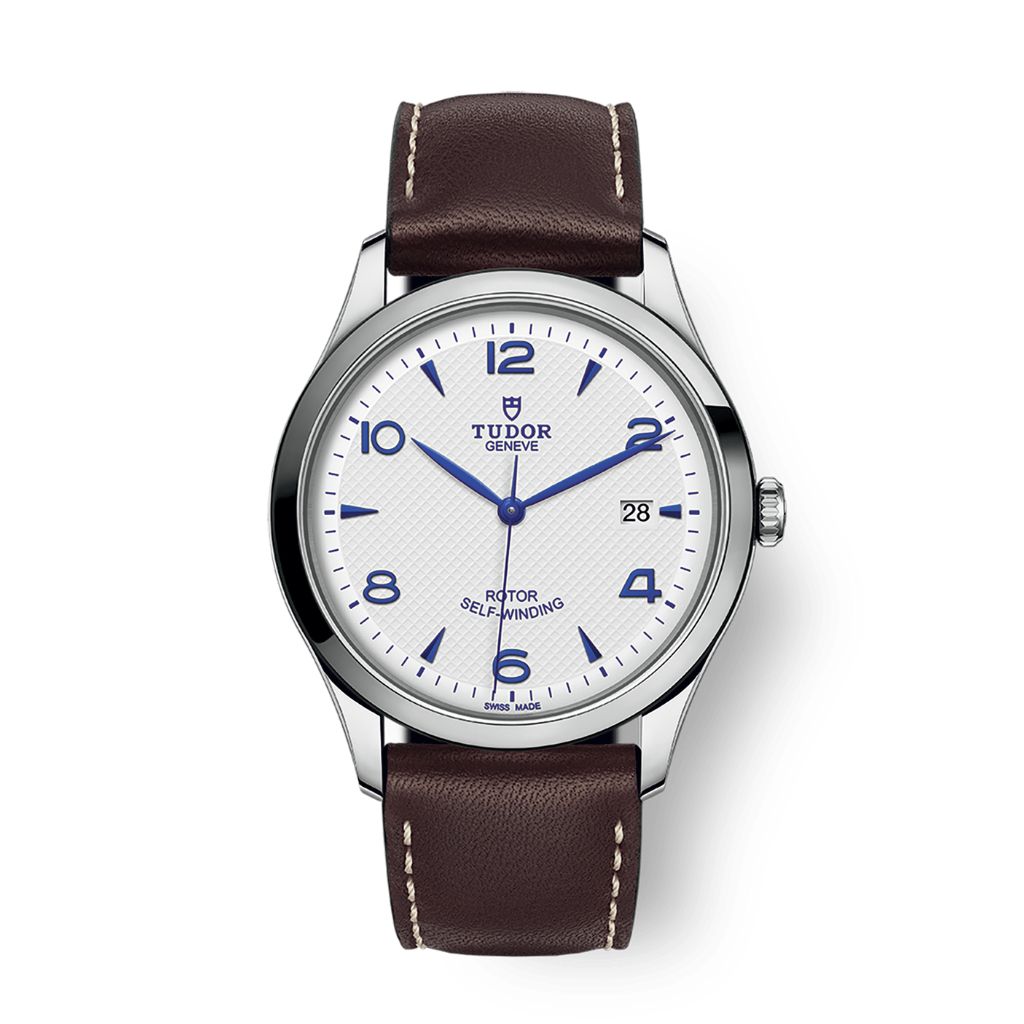 Tudor 1926 41 mm White Dial Stainless Steel Leather Strap M91650-0010