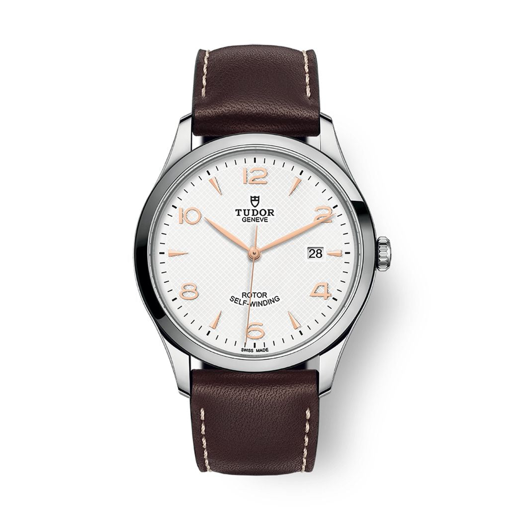 Tudor 1926 41 mm White Dial Stainless Steel Leather Strap M91650-0012