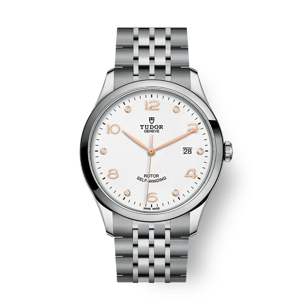 Tudor 1926 41 mm White Dial with Diamonds Stainless Steel Bracelet M91650-0013