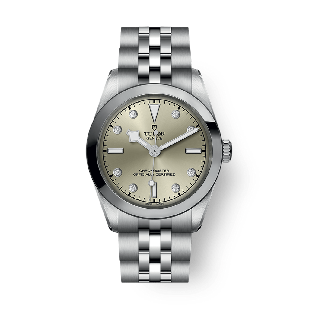 Tudor Black Bay 31 mm Grey Dial with Diamonds Stainless Steel Bracelet M79600-0006