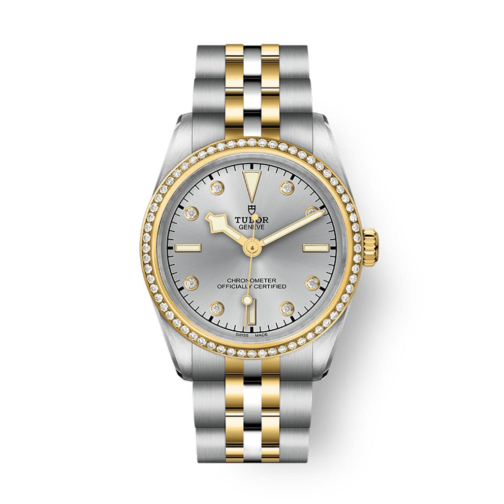 Tudor Black Bay 31 S&G 31 mm Silver Dial with Diamonds Stainless Steel Bracelet M79613-0006