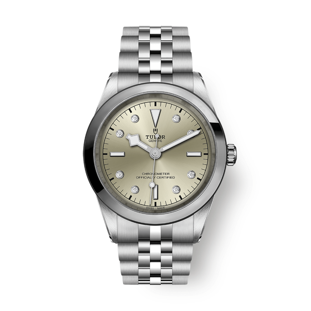 Tudor Black Bay 41 mm Grey Dial with Diamonds Stainless Steel Bracelet M79680-0006