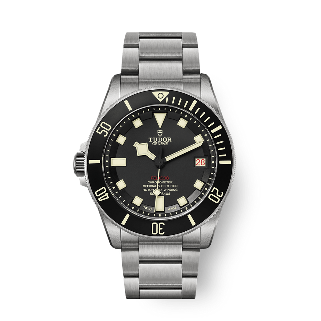 Tudor Pelagos LHD 42 mm Black Dial Titanium Bracelet M25610TNL-0001