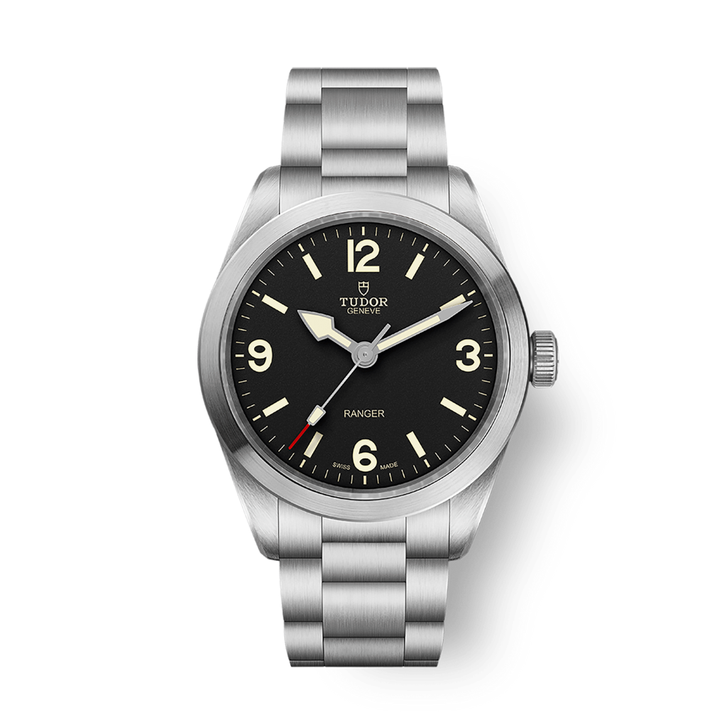Tudor Ranger 39 mm Black Dial Stainless Steel Bracelet M79950-0001
