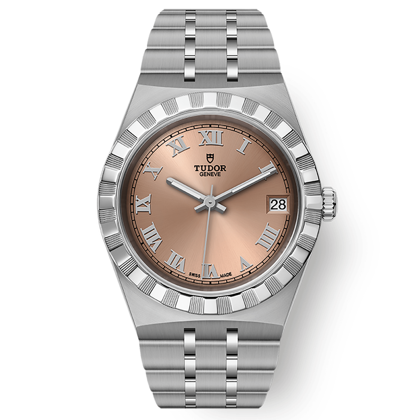 Tudor Tudor Royal 34 mm Pink Dial Stainless Steel Bracelet M28400-0009