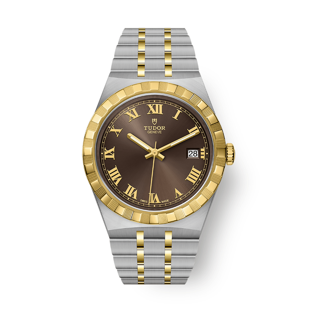 Tudor Tudor Royal 38 mm Chocolate Brown Dial Stainless Steel Bracelet M28503-0007