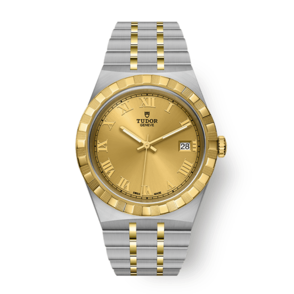 Tudor Tudor Royal 38 mm Golden Dial Stainless Steel Bracelet M28503-0003