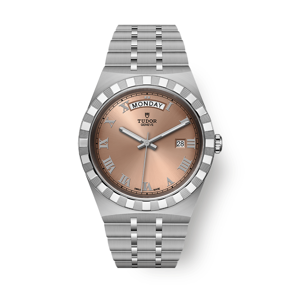 Tudor Tudor Royal 41 mm Pink Dial Stainless Steel Bracelet M28600-0009