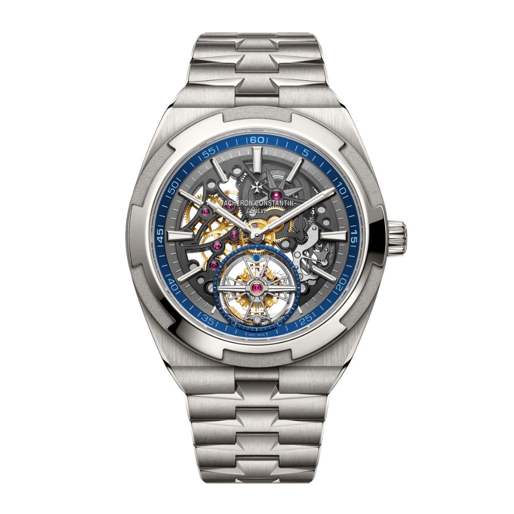 Vacheron Constantin Overseas tourbillon skeleton 42.5 mm Transparent Dial Titanium Bracelet 6000V/210T-B935