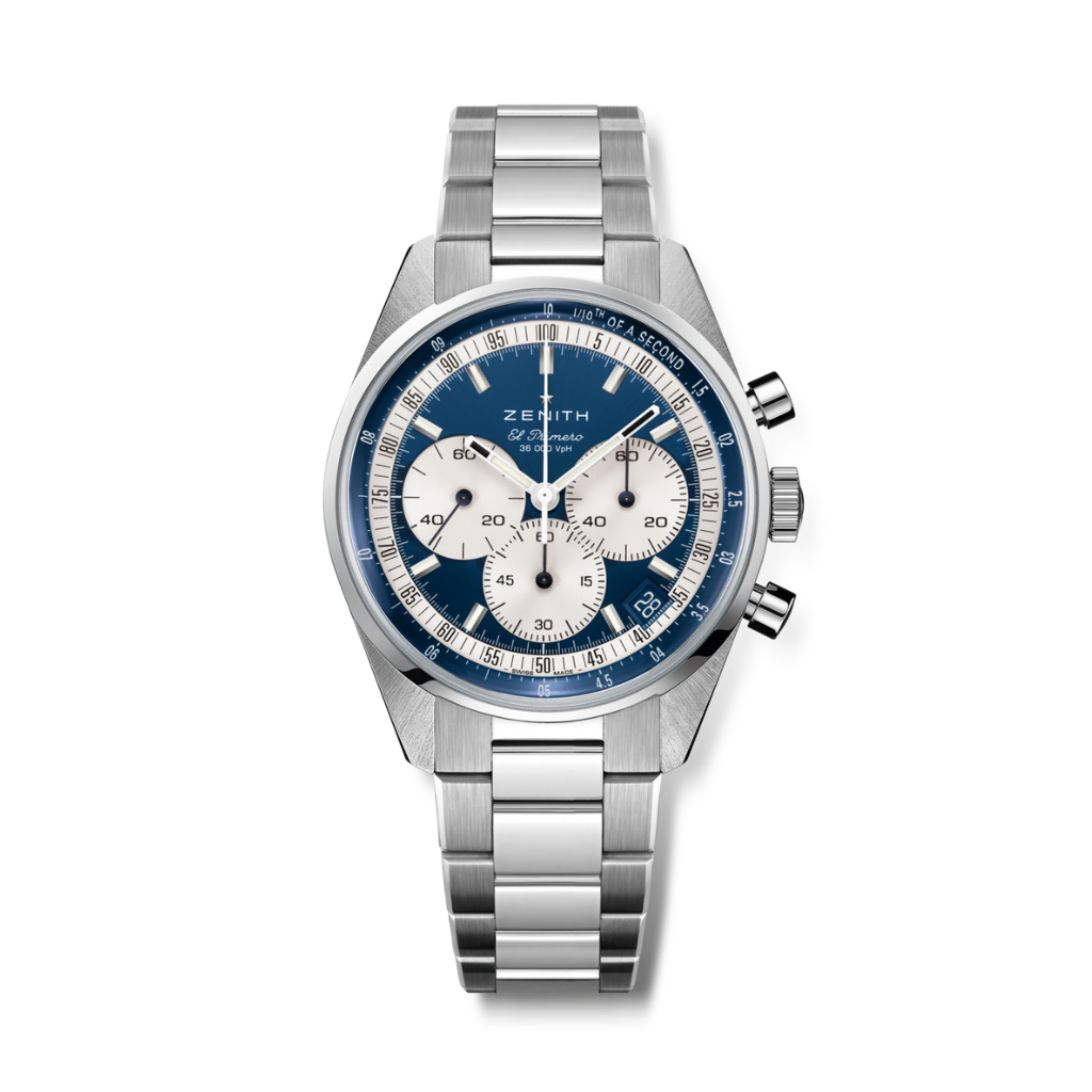 Zenith CHRONOMASTER EP ORIGINAL 38 mm Blue Dial Stainless Steel Bracelet 03.3200.3600/51.M3200