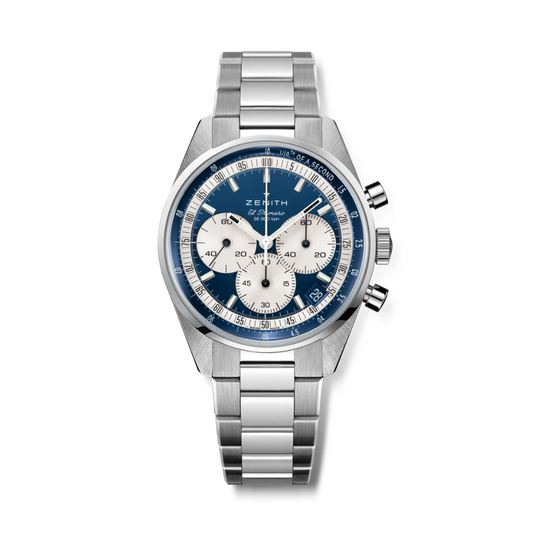 Zenith CHRONOMASTER EP ORIGINAL 38 mm Blue Dial Stainless Steel Bracelet 03.3200.3600/51.M3200