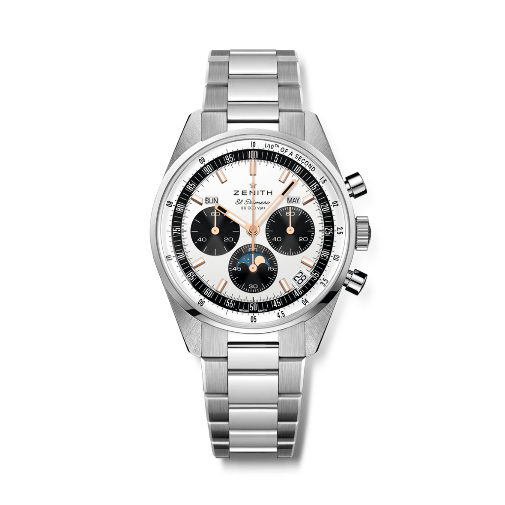 Zenith CHRONOMASTER ORIGINAL 38 mm Silver Dial Stainless Steel Bracelet 03.3400.3610/38.M3200