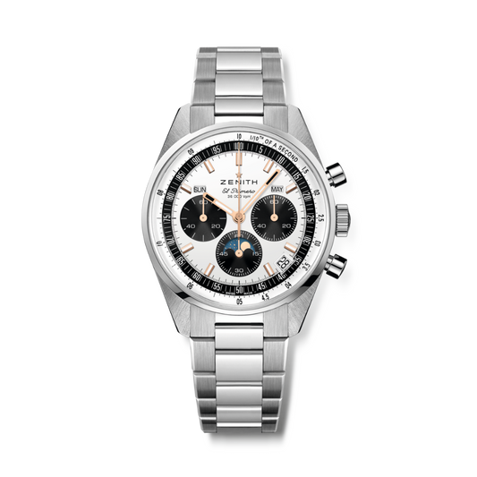 Zenith CHRONOMASTER ORIGINAL 38 mm Silver Dial Stainless Steel Bracelet 03.3400.3610/38.M3200