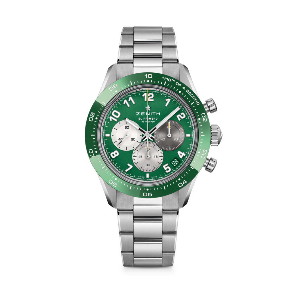 Zenith CHRONOMASTER SPORT 41 mm Green Dial Stainless Steel Bracelet 03.3117.3600/56.M3100