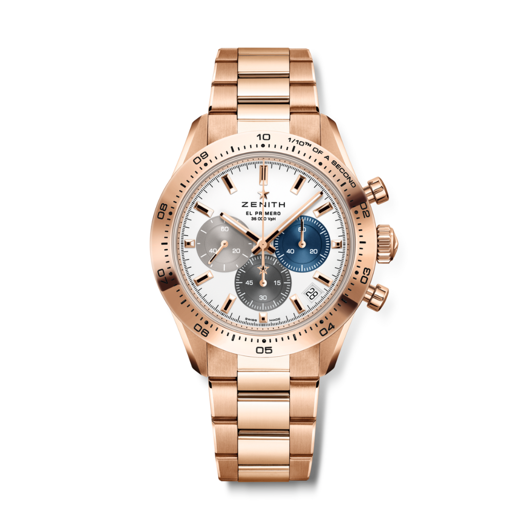 Zenith CHRONOMASTER SPORT 41 mm White Dial 18k Rose Gold Bracelet 18.3101.3600/69.M3100