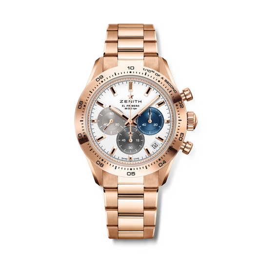 Zenith CHRONOMASTER SPORT 41 mm White Dial 18k Rose Gold Bracelet 18.3101.3600/69.M3100