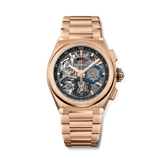 Zenith DEFY 21 44 mm Dark Grey Dial 18k Rose Gold Bracelet 18.9000.9004/71.M9000