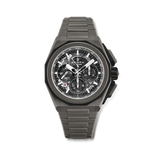 Zenith DEFY EXTREME 45 mm Black Dial Microblasted Titanium Bracelet 97.9100.9004/02.I001