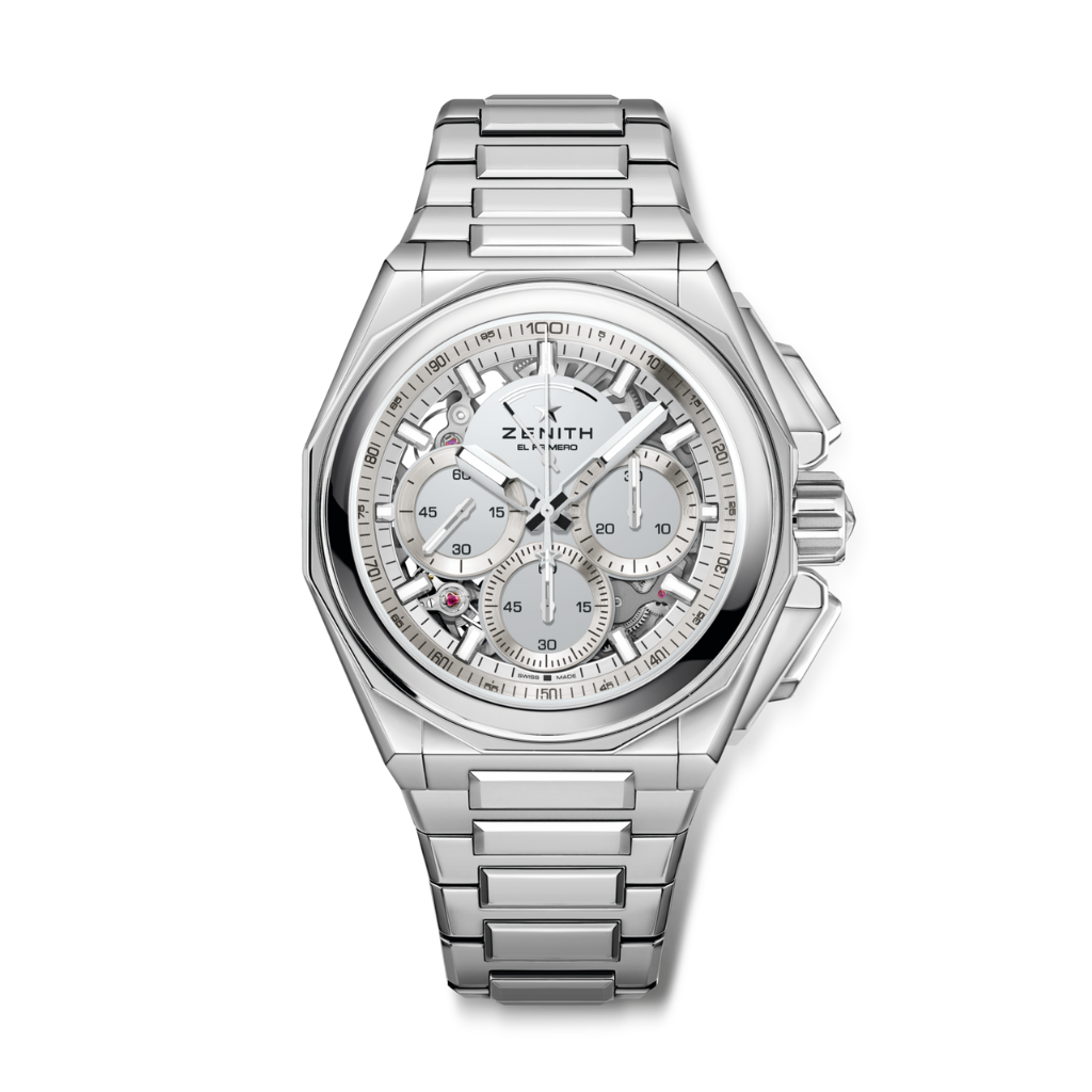 Zenith DEFY EXTREME 45 mm Silver Dial Polished Stainless Steel Bracelet 03.9102.9004/90.I001
