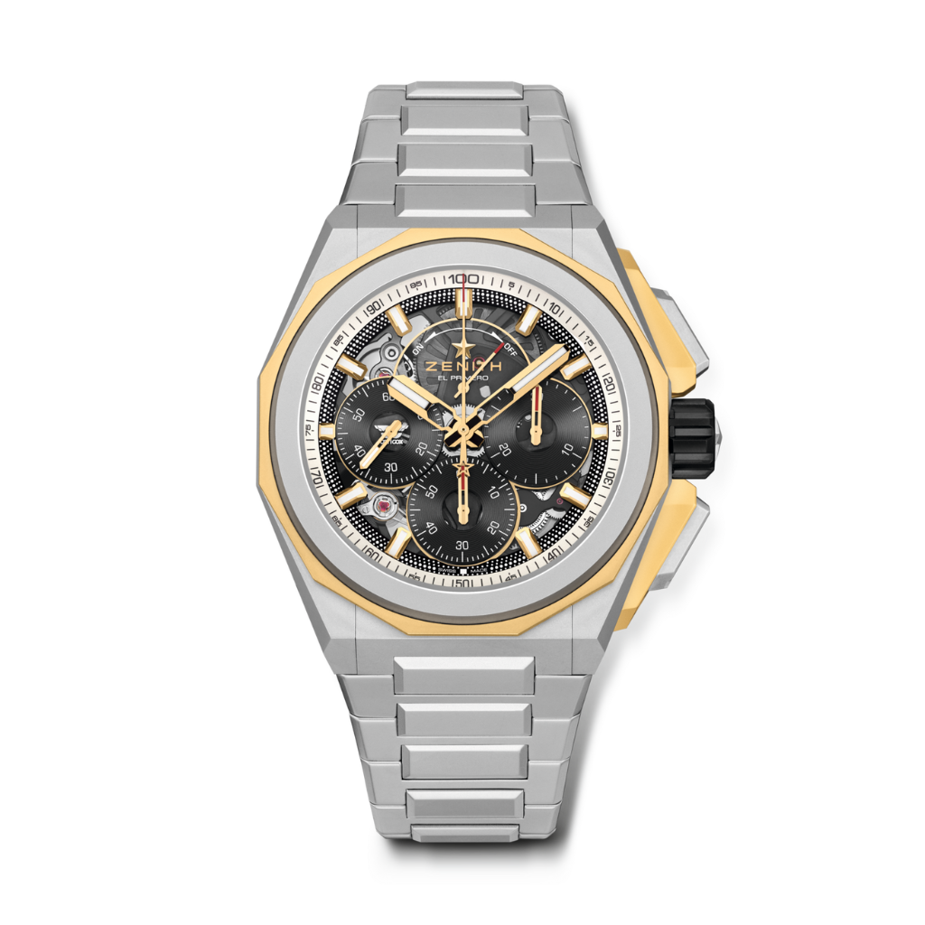 Zenith DEFY EXTREME CARL COX 45 mm Grey Dial Stainless Steel with 18k Yellow Gold Bracelet 06.9100.9004/21.I001
