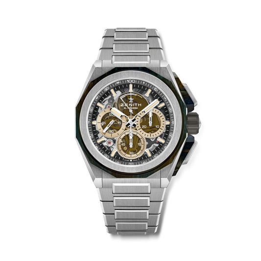 Zenith DEFY EXTREME DESERT 45 mm Beige Dial Brushed Titanium Bracelet 95.9200.9004/77.I001