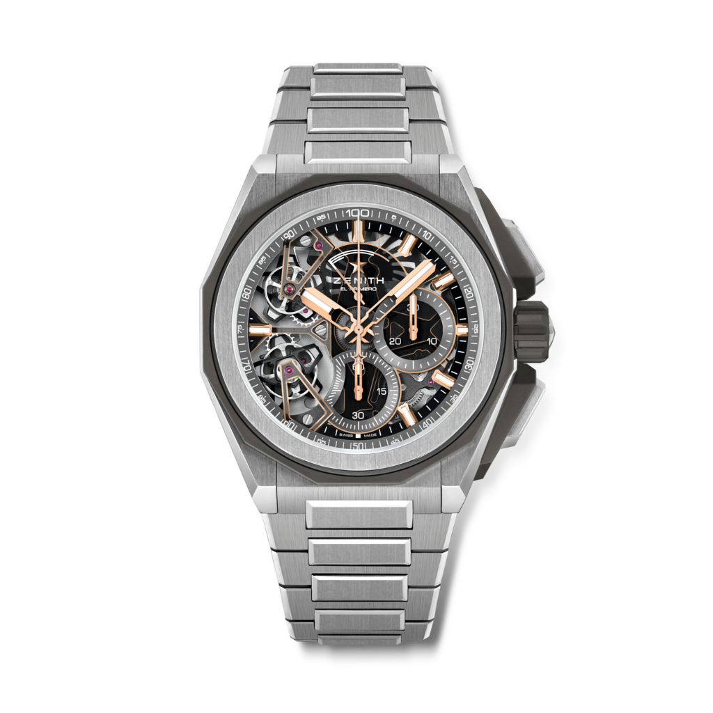 Zenith DEFY EXTREME DOUBLE TOURBILLON 45 mm Black Dial Brushed Titanium Bracelet 95.9100.9020/78.I001