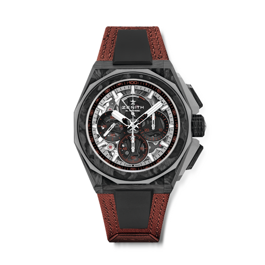 Zenith DEFY Extreme E Copper X Prix 45 mm Black Dial Carbon & Microblasted Titanium Velcro Strap 10.9100.9004-5/27.I307