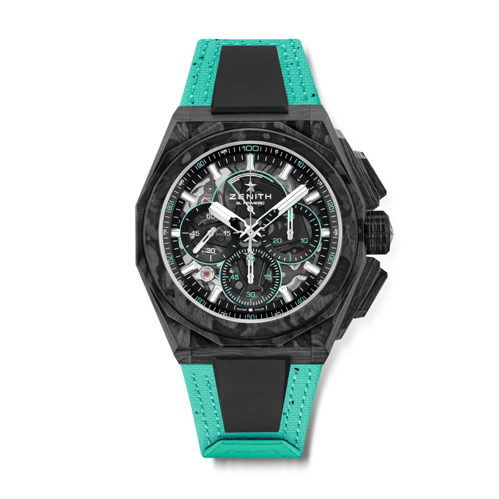 Zenith DEFY Extreme E Second Edition 45 mm Black Dial Carbon Velcro Strap 10.9101.9004/60.I310