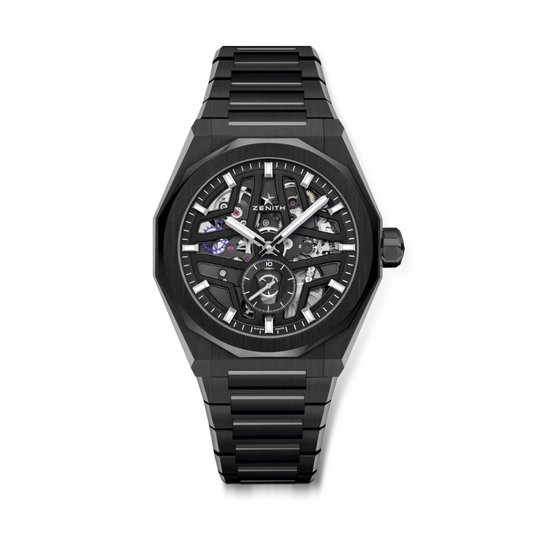 Zenith DEFY Skyline Skeleton 41 mm Black Dial Black Ceramic Bracelet 49.9300.3620/78.I001