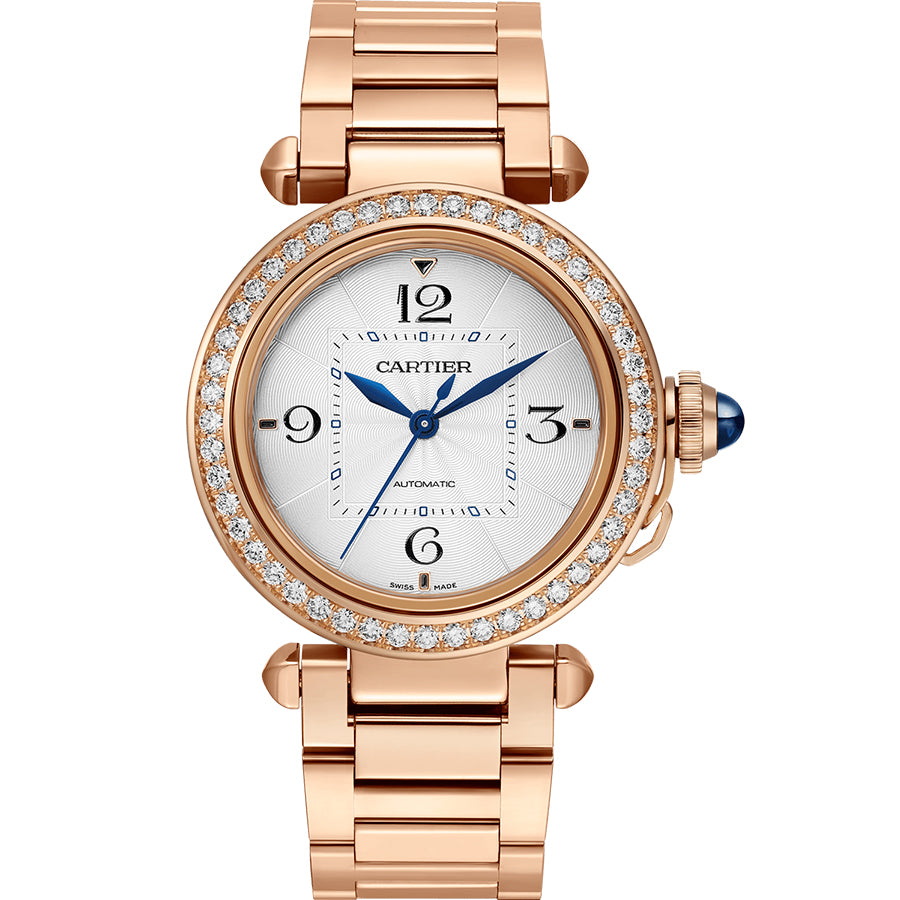 Cartier Pasha De Cartier 35mm WJPA0013 Silver Dial