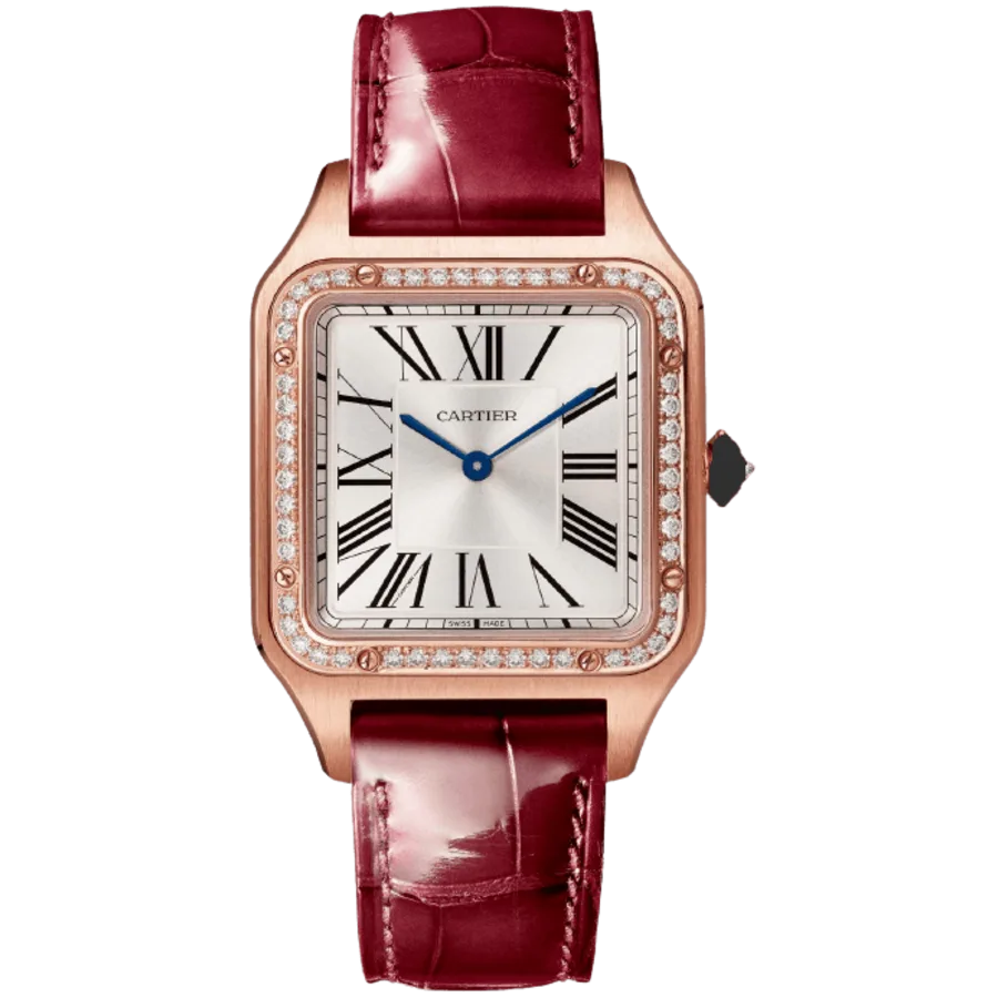 Cartier Santos Dumont 43mm Silver Satin Dial WJSA0016