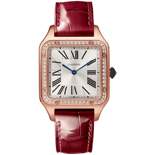 Cartier Santos Dumont 43mm Silver Satin Dial WJSA0016