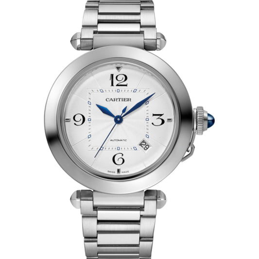 Cartier Pasha De Cartier 41mm WSPA0009 Silver Dial