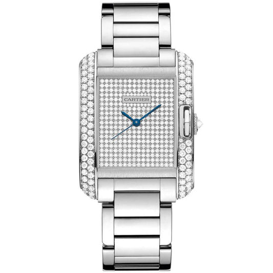 Cartier Tank Anglaise 39mm WT100011 Diamond Dial
