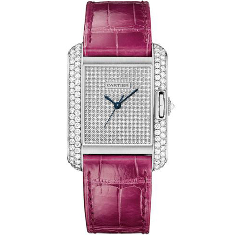 Cartier Tank Anglaise 39mm WT100020 Diamond Dial