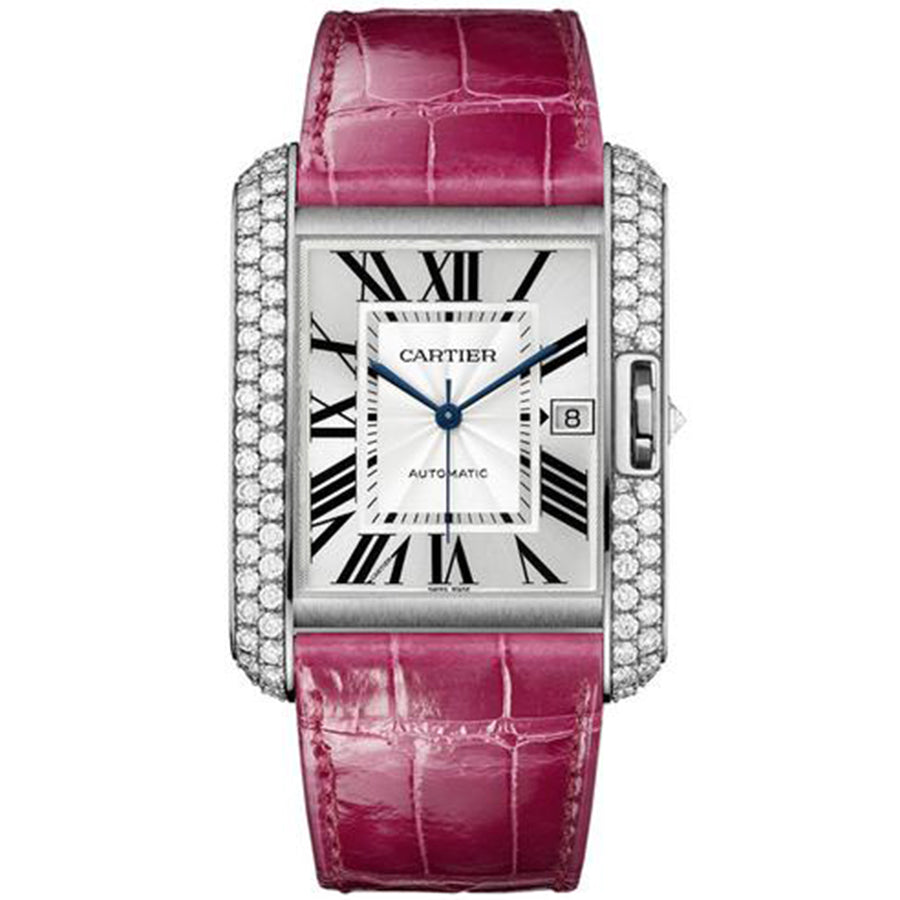 Cartier Tank Anglaise 39mm WT100023 Silver Dial