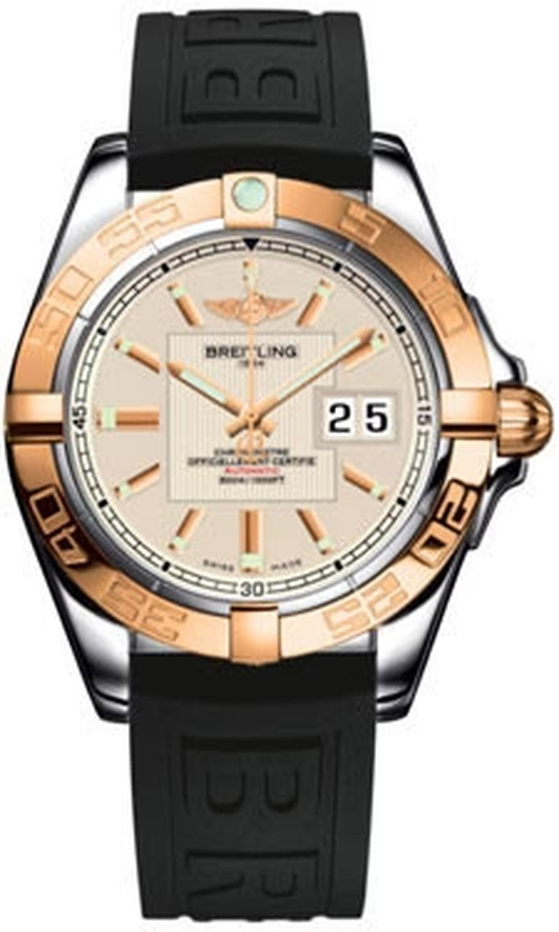 '- Galactic 41 Steel-Rose Gold - Diver Pro III Strap