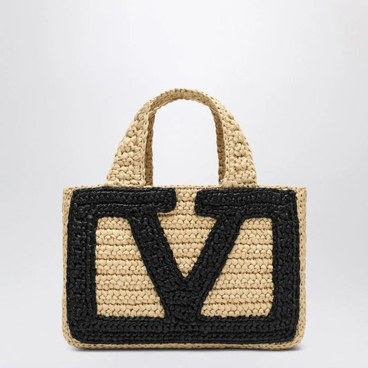 VIVA SUPERSTAR SMALL WOVEN RAFFIA BAG