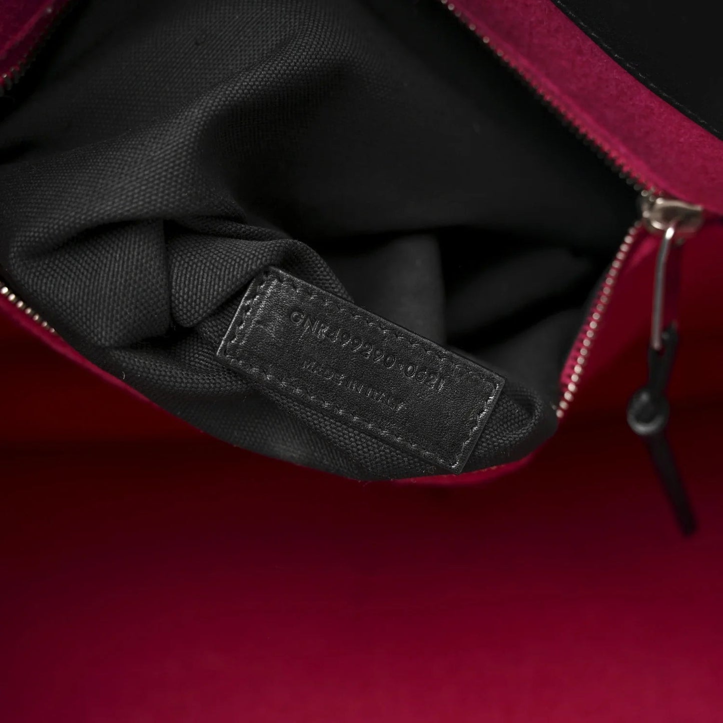 Wool Rive Gauche Tote Fuchsia