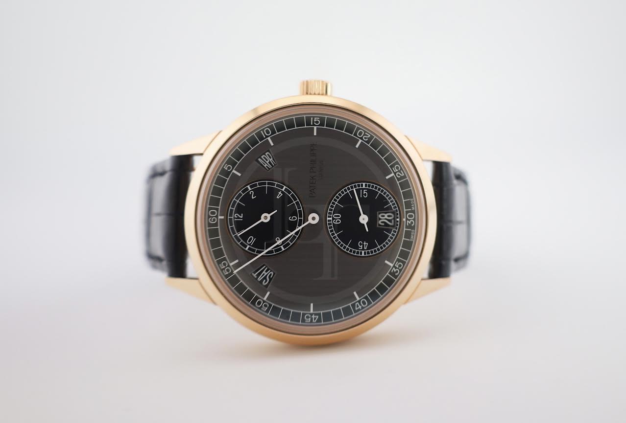 Patek Philippe Complications Annual Calendar Regulator Display Rose Gold Graphite Ebony Dial | 5235/50R-001