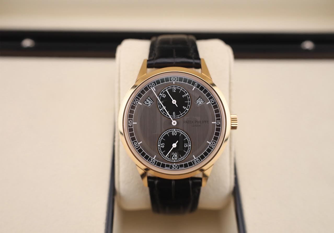 Patek Philippe Complications Annual Calendar Regulator Display Rose Gold Graphite Ebony Dial | 5235/50R-001