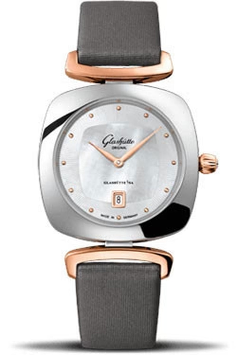 '- Ladies Collection - Pavonina Stainless Steel and Red Gold - Mother of Pearl