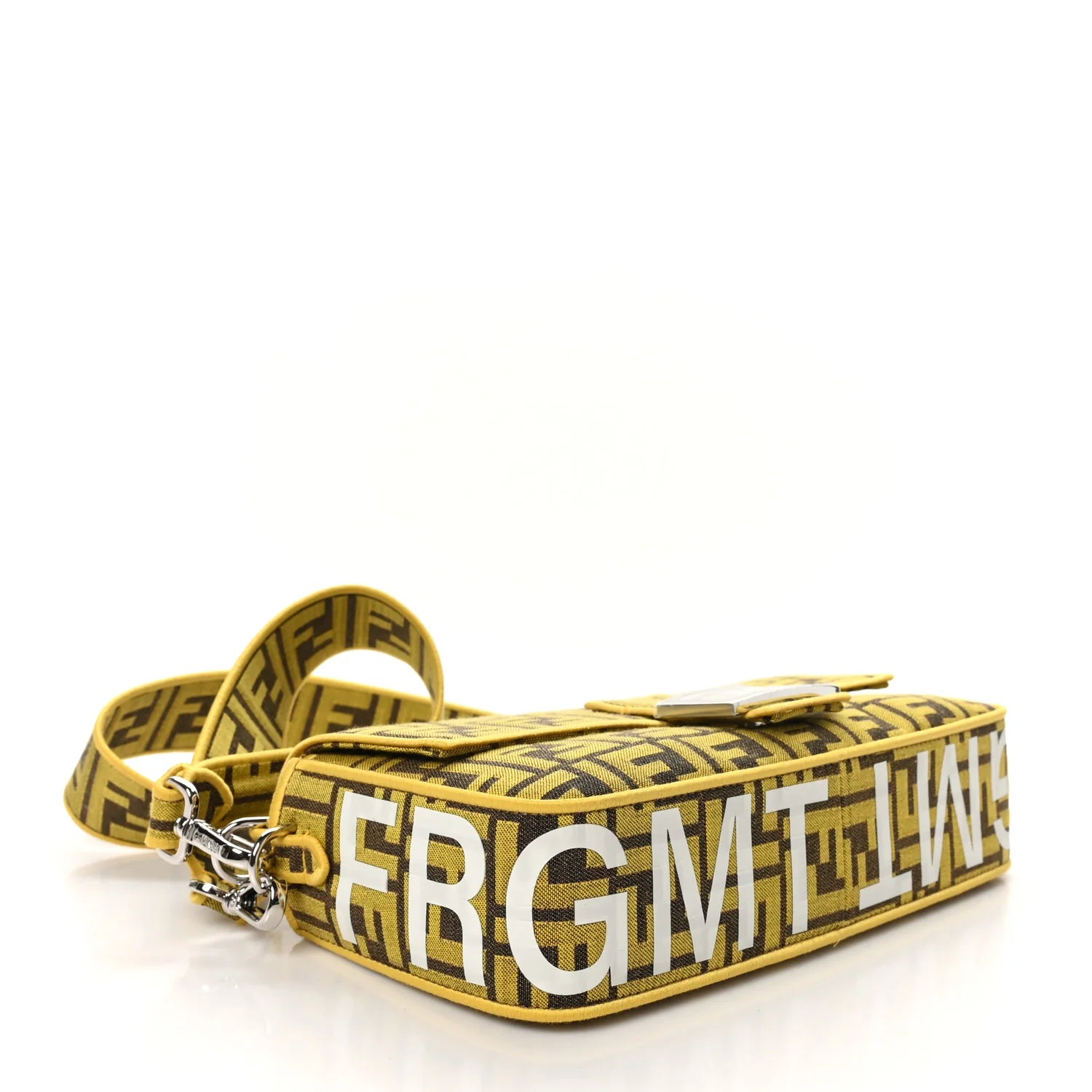 X FRGMT Woven Fabric Jacquard FF Embroidered Baguette Mimosa