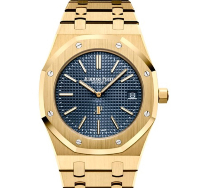 Audemars Piguet Royal Oak 39mm Blue Dial Yellow Gold 15202BA.OO.1240BA.01