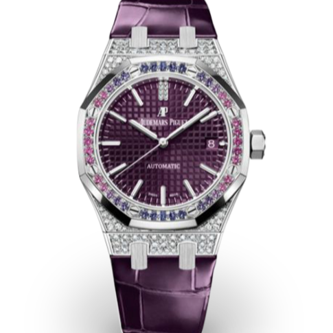 Audemars Piguet Royal Oak 37mm Purple Dial White Gold 15452BC.ZY.D600CR.01