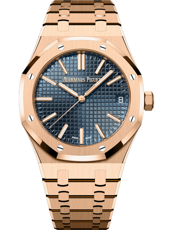 AUDEMARS PIGUET ROYAL OAK ROSE GOLD BLUE SELFWINDING | 15510OR.OO.1320OR.03