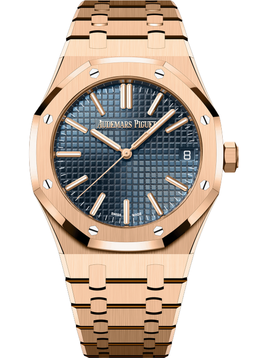 AUDEMARS PIGUET ROYAL OAK ROSE GOLD BLUE SELFWINDING | 15510OR.OO.1320OR.03
