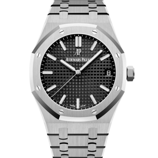 Audemars Piguet Grande Tapisserie Royal Oak 41mm Black Dial Stainless Steel 15500ST.OO.1220ST.03