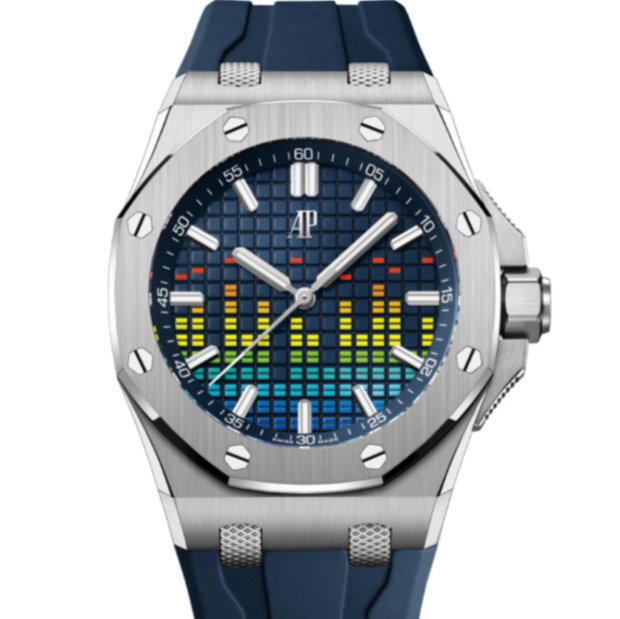 Audemars Piguet Royal Oak Offshore 43mm Blue Dial Titanium 15600TI.OO.A343CA.01